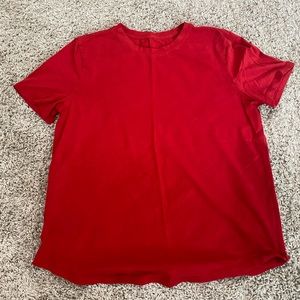 Red Lululemon T Shirt